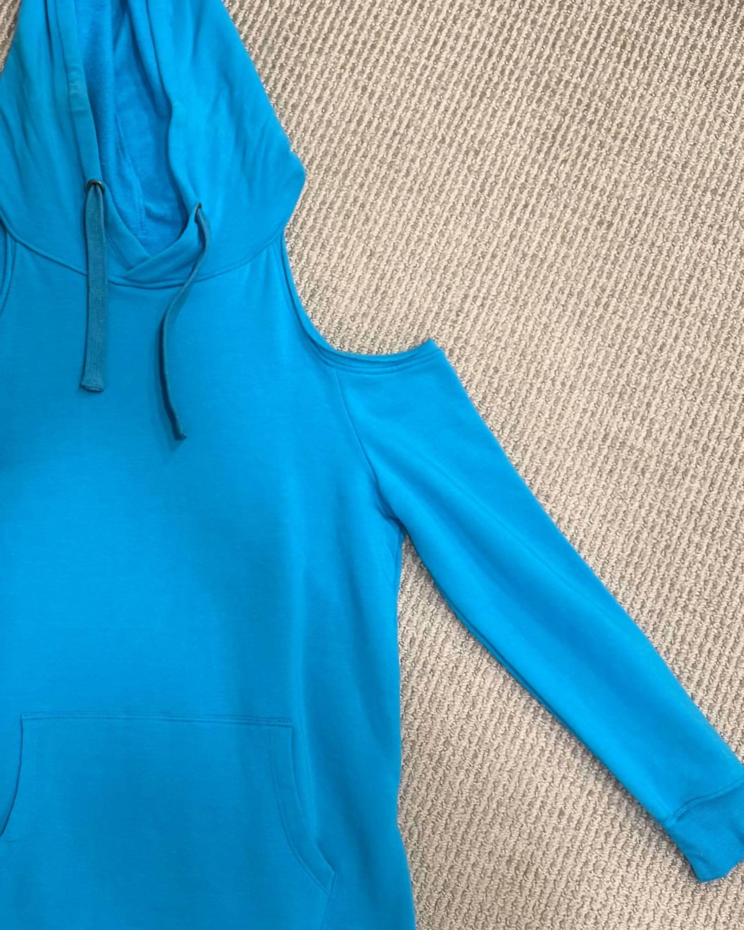Kickee - Women's Fleece Open Shoulder Sweatshirt