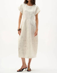 Joseph Ribkoff - Abstract Print Midi Cocoon Dress