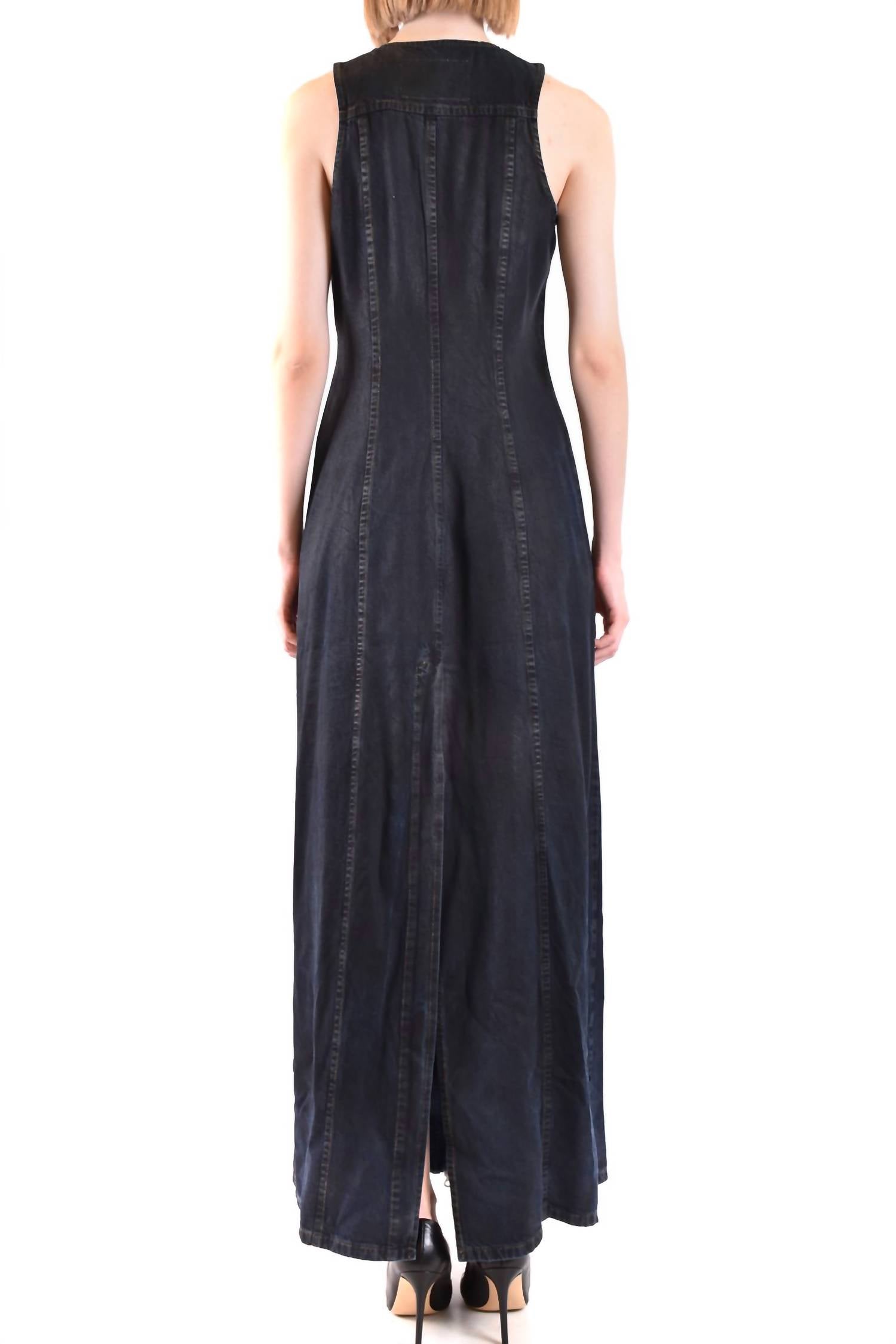Diesel - Sleeveless Denim Maxi Dress