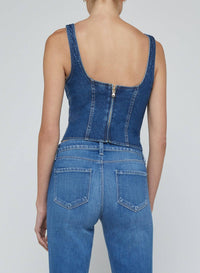 L'Agence - Nayeli Lace Up Corset Tank Top