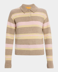 Guest In Residence - Collegiate Stripe Polo