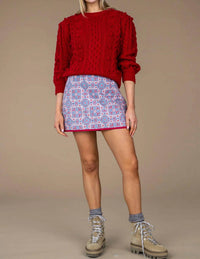 Poppy Bubble Knit Sweater
