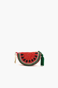 America & Beyond - Women's Watermelon Pop Beaded Coin Pouch