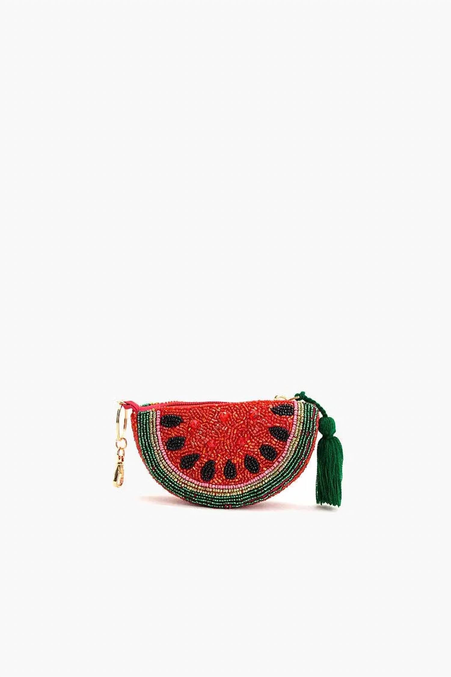 America & Beyond - Women's Watermelon Pop Beaded Coin Pouch