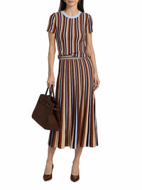 Cara Cara - Montana Striped Midi-skirt