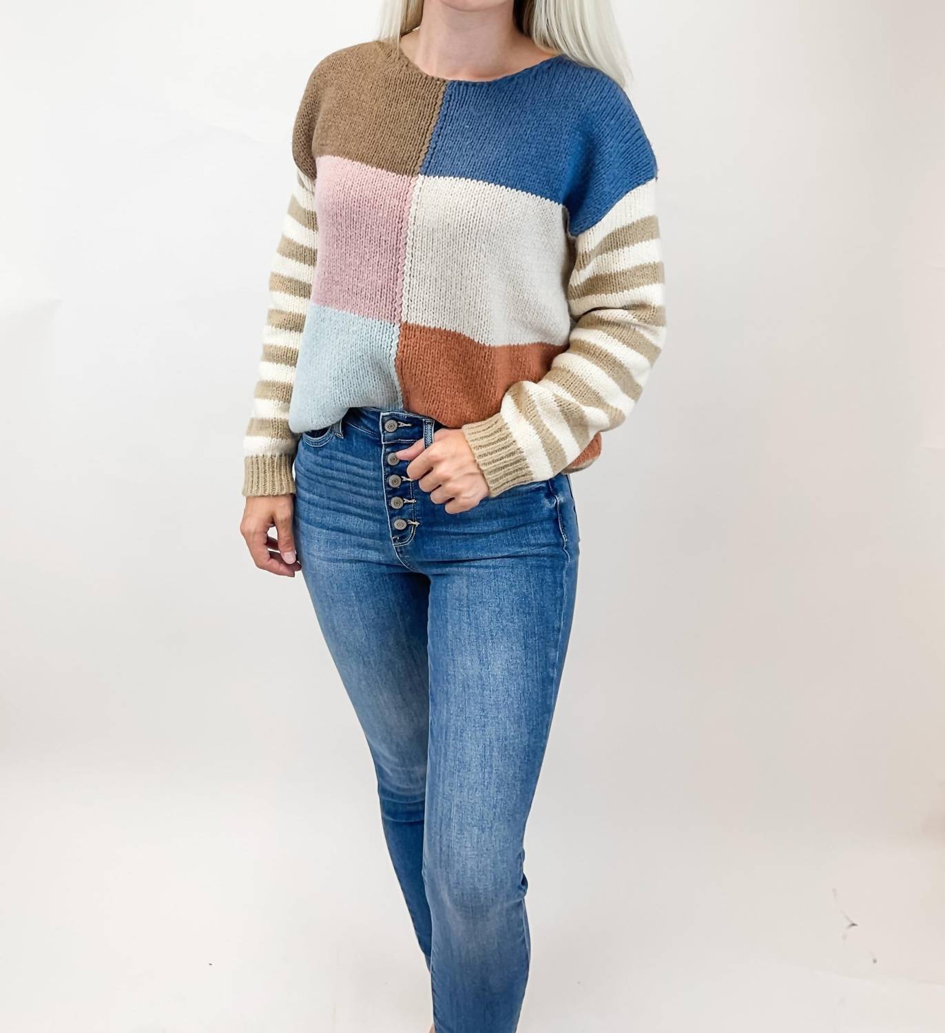 Hem & Thread - Autumn Check Sweater