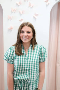 Pinch - Ivy Plaid Top