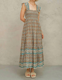 M.A.B.E. - Jaci Floral Maxi Dress