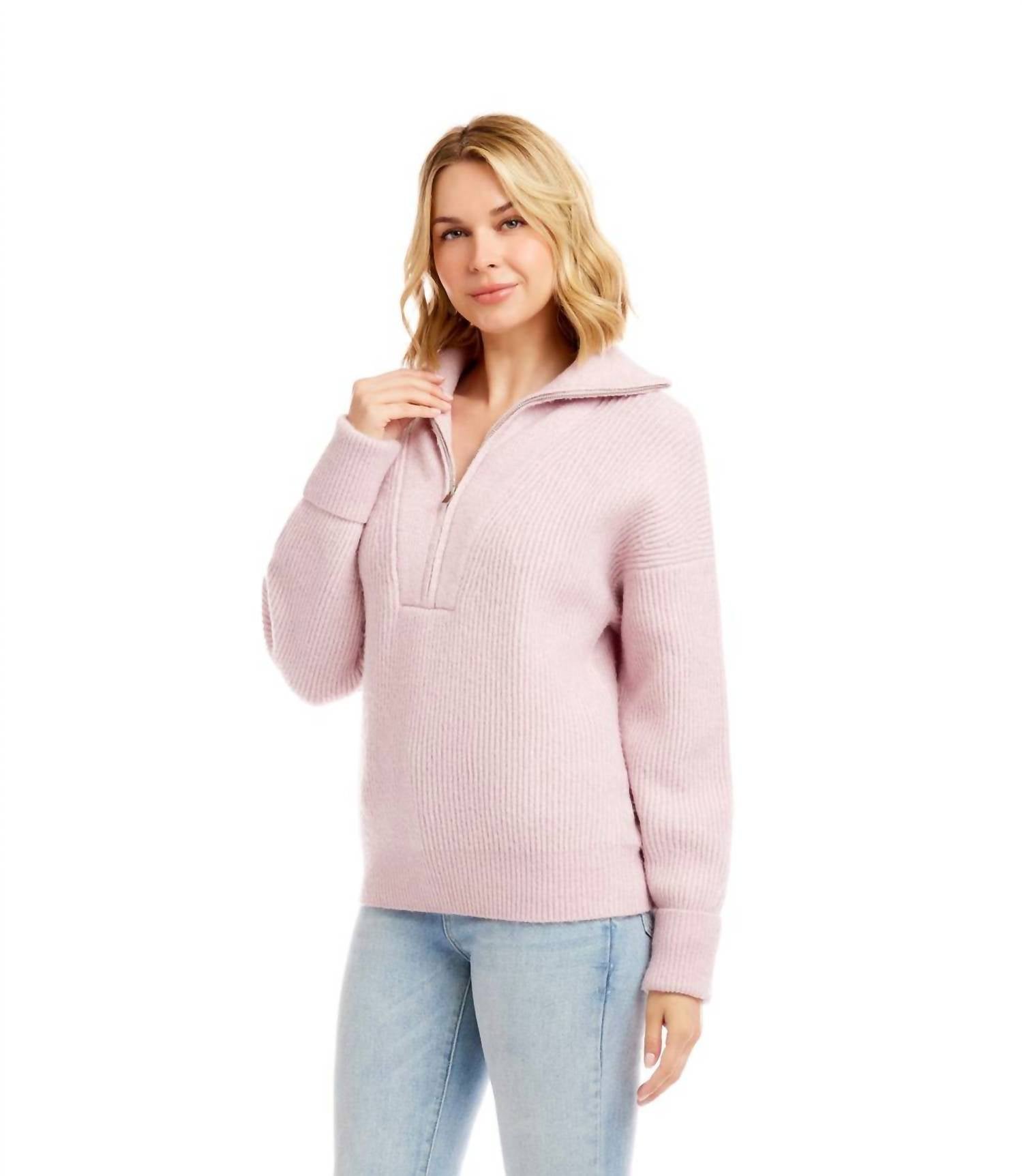 Karen Kane - Hollis Half Zip Sweater