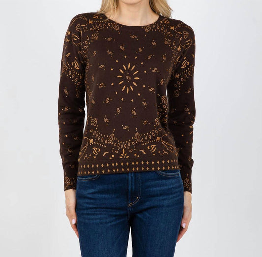 J. Society - Foil Bandana Sweatshirt