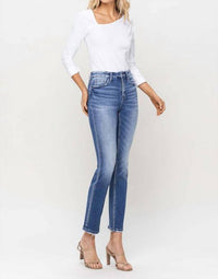 Flying Monkey - Rachel High Rise Slim Straight Jean