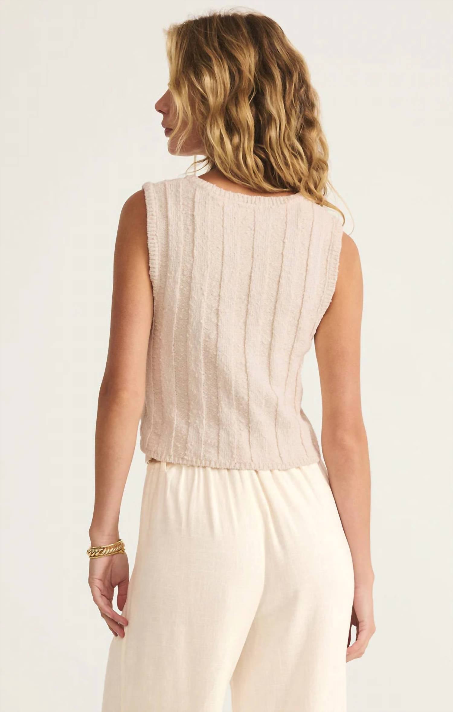 Z Supply - Calan Rib Sweater Cropped Tank
