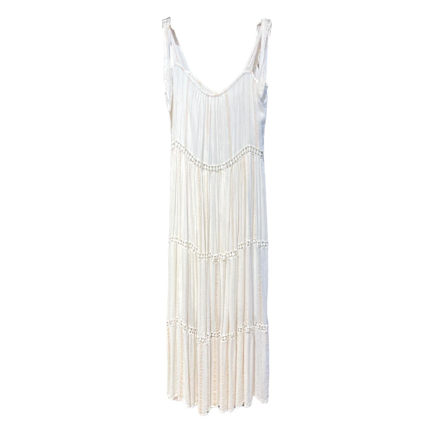 Paani - Women's Thread Maxi Lurex Dress