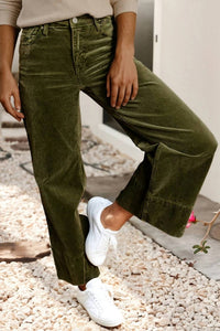 Little Daisy Closet - Rough Ridge Cords Wide Leg Pants