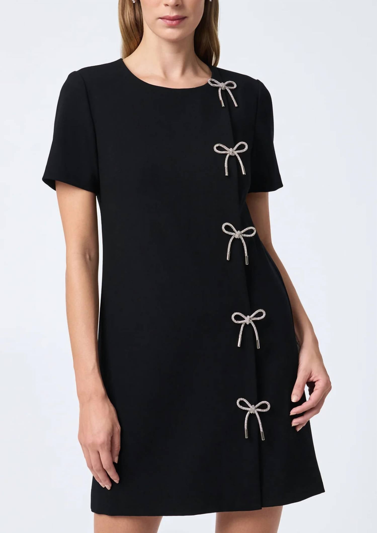 Trina Turk - Diamonds Crystal Bows Sheath Dress