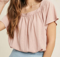 Poshture Finds - Wishlist Square Neck Knit Top With Tie Back