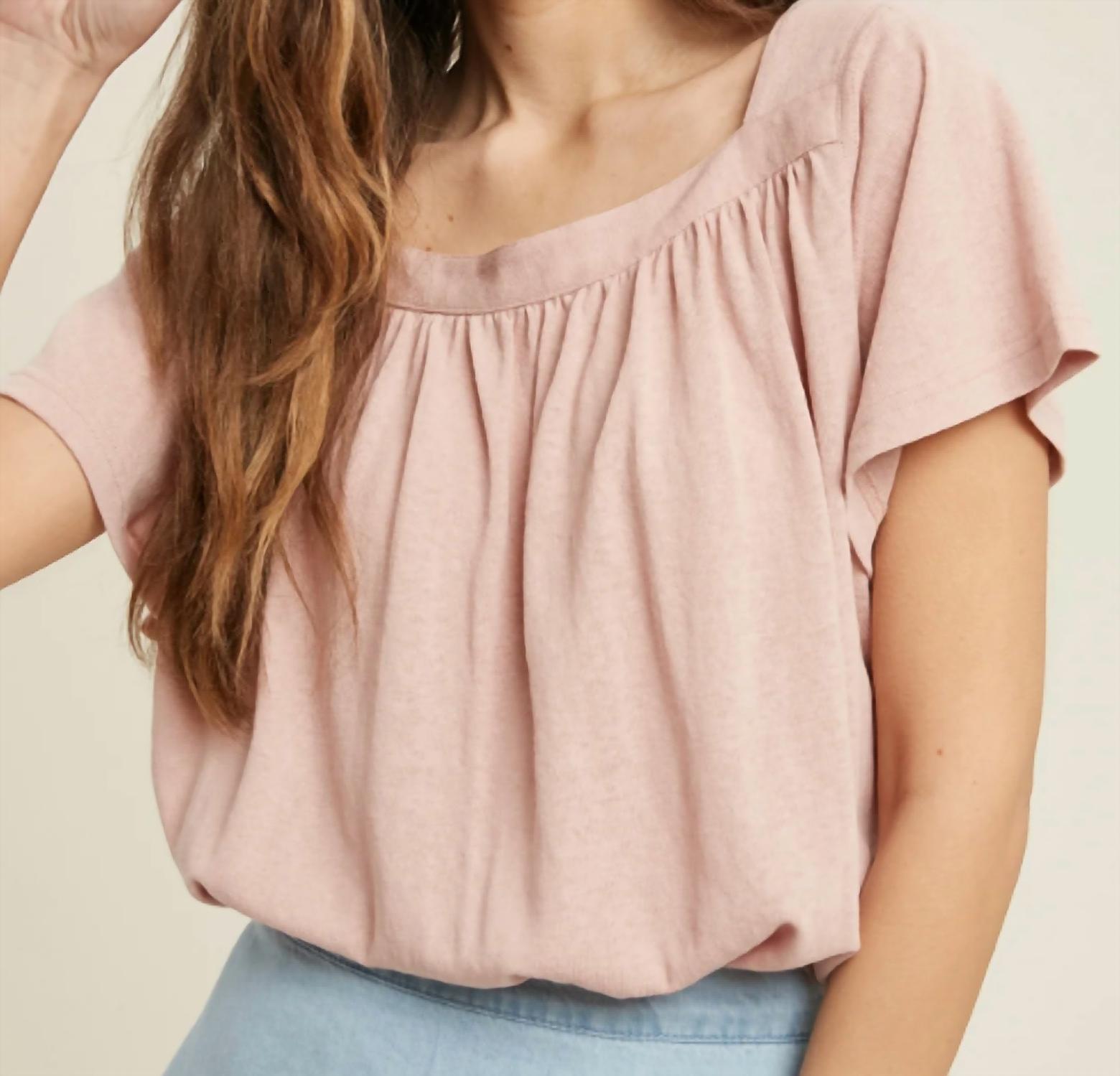 Poshture Finds - Wishlist Square Neck Knit Top With Tie Back