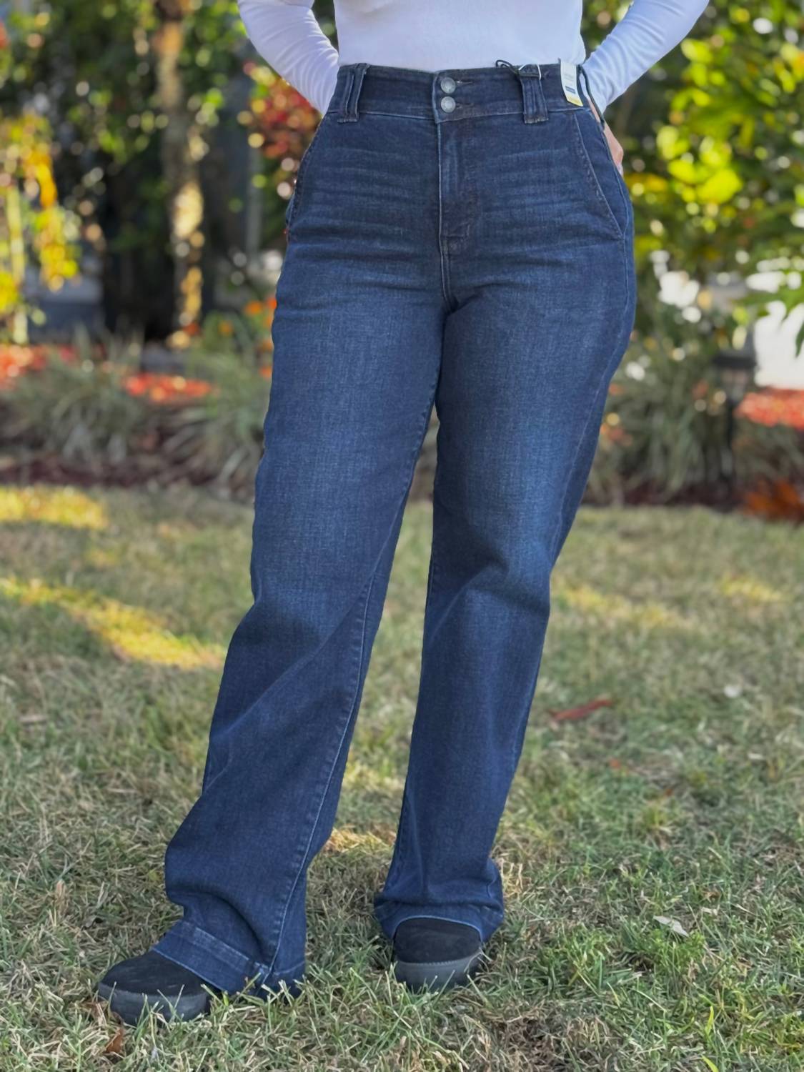 Judy Blue - Fancy Nancy Trouser Wide Leg Jean