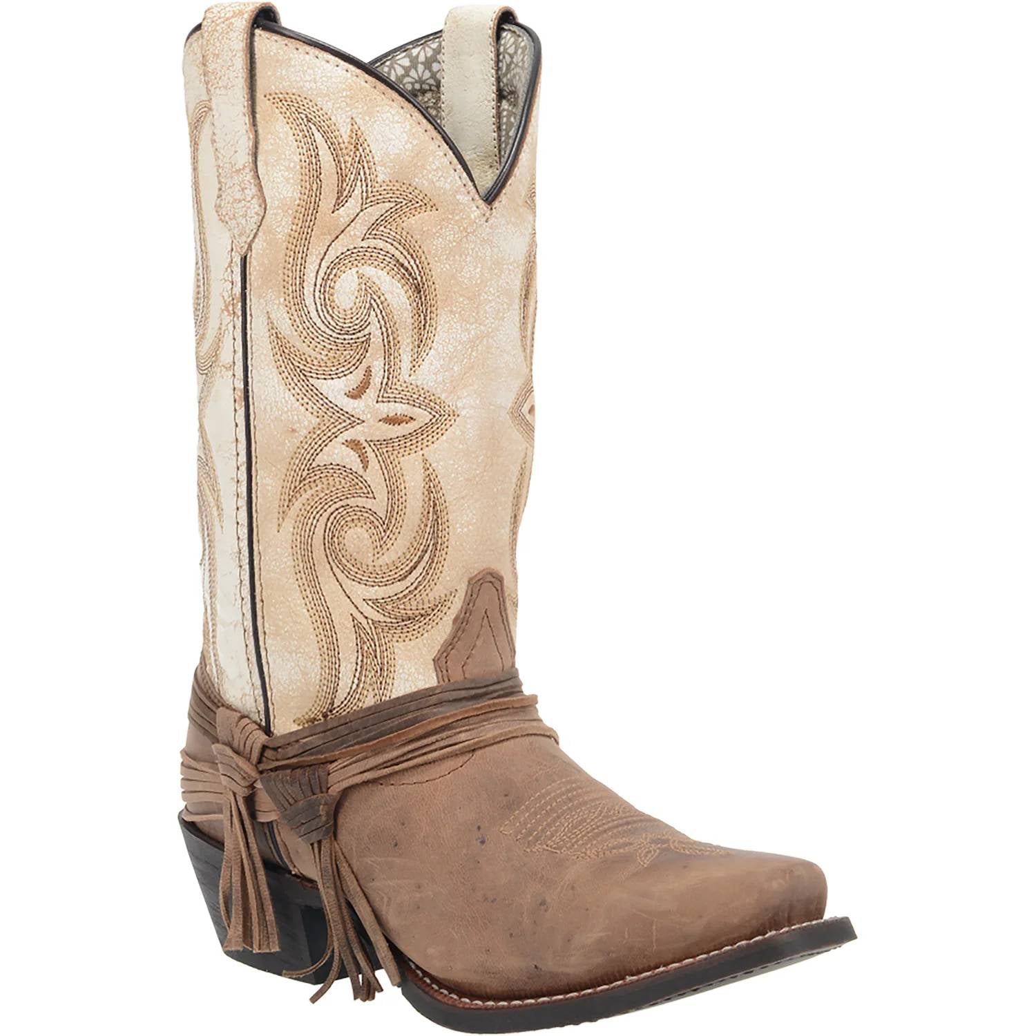 Laredo - Women's Myra Cowgirl Narrow Square Toe Fringe Boot