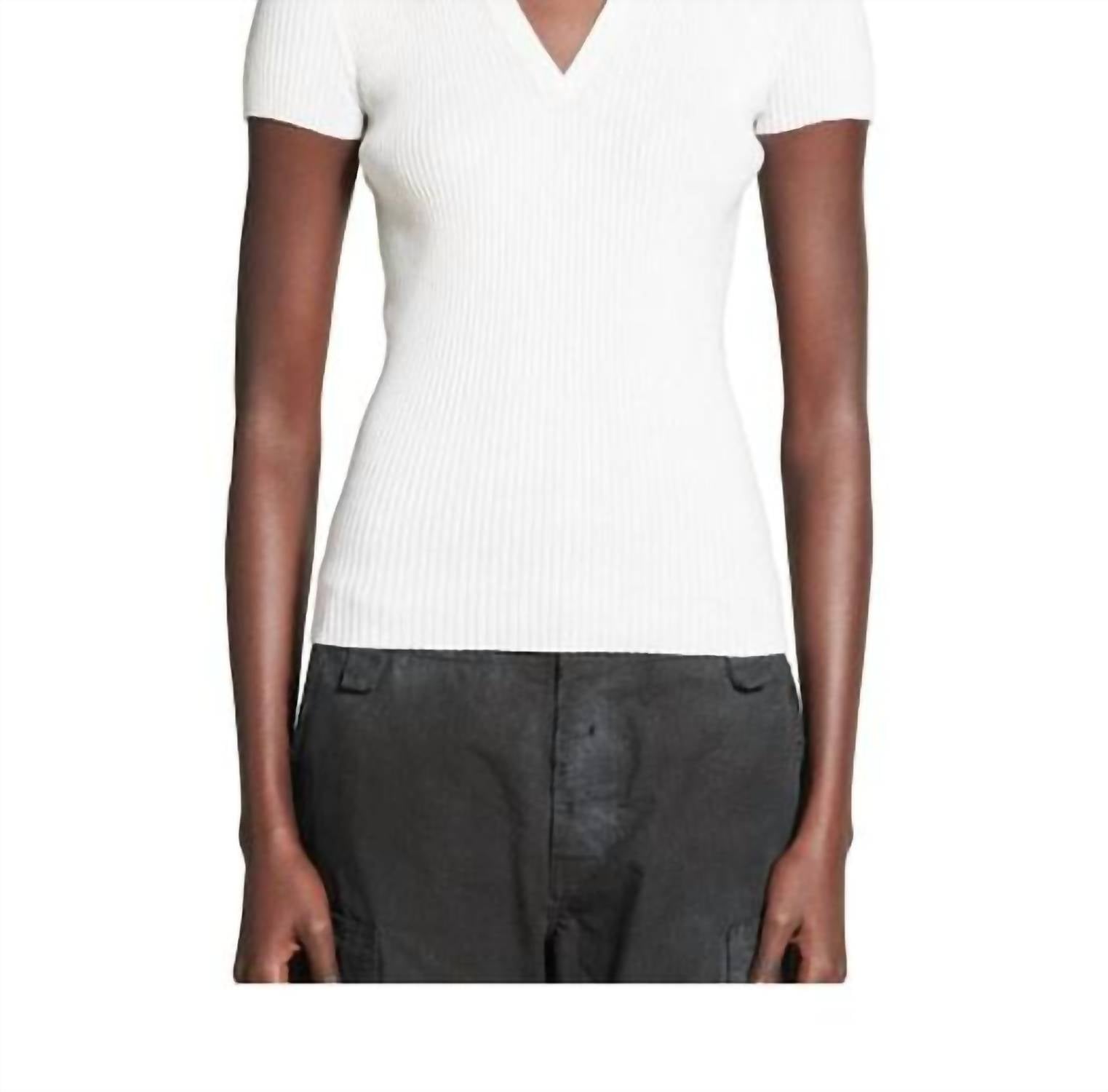 Balenciaga - Wool Classic Rib Knit Top