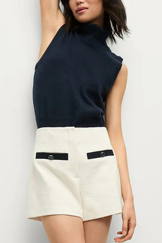 Veronica Beard - Gershwin Enamel Button Short