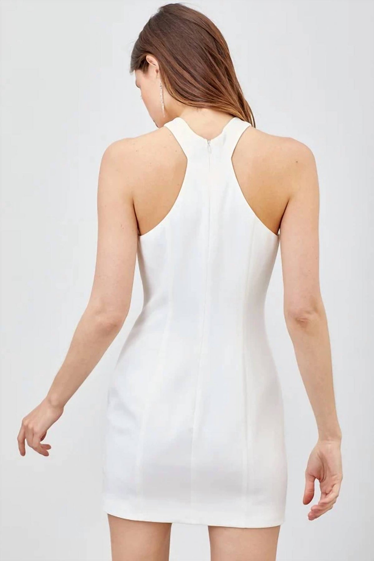 Dobe - Cross Neck Dress
