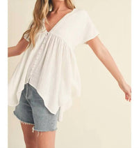 Aemi + Co - Relaxed Cotton Blouse