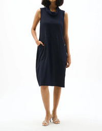 Joseph Ribkoff - Cowl Neck Cocoon Dress