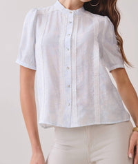 Tcec - Sunday Tea Button Top