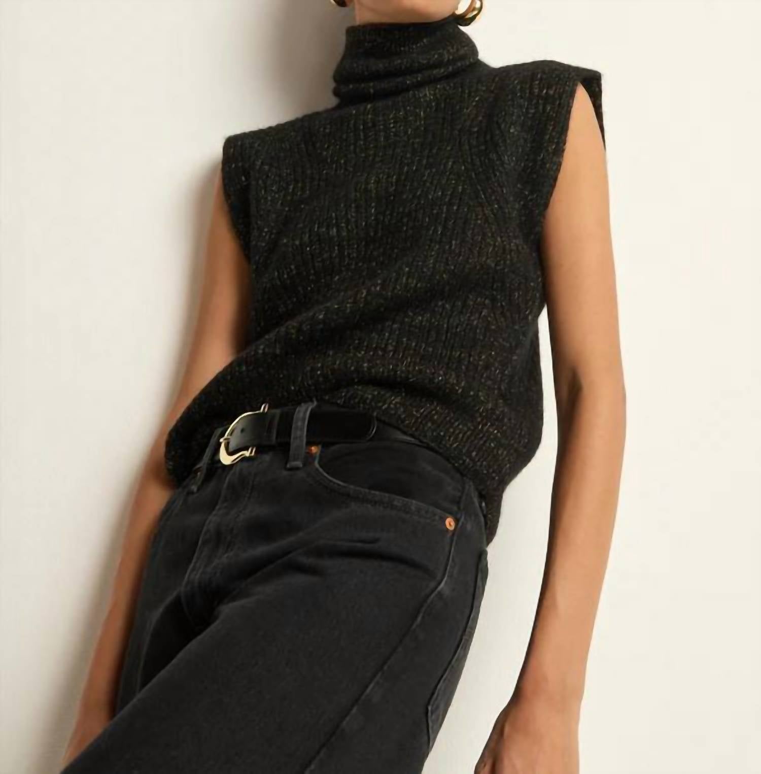Nation Ltd - Isha Turtleneck Tank Sweater