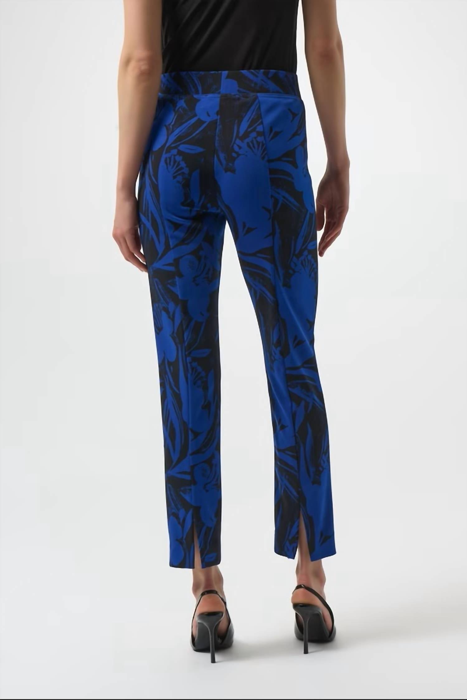 Joseph Ribkoff - Floral High Waisted Trousers