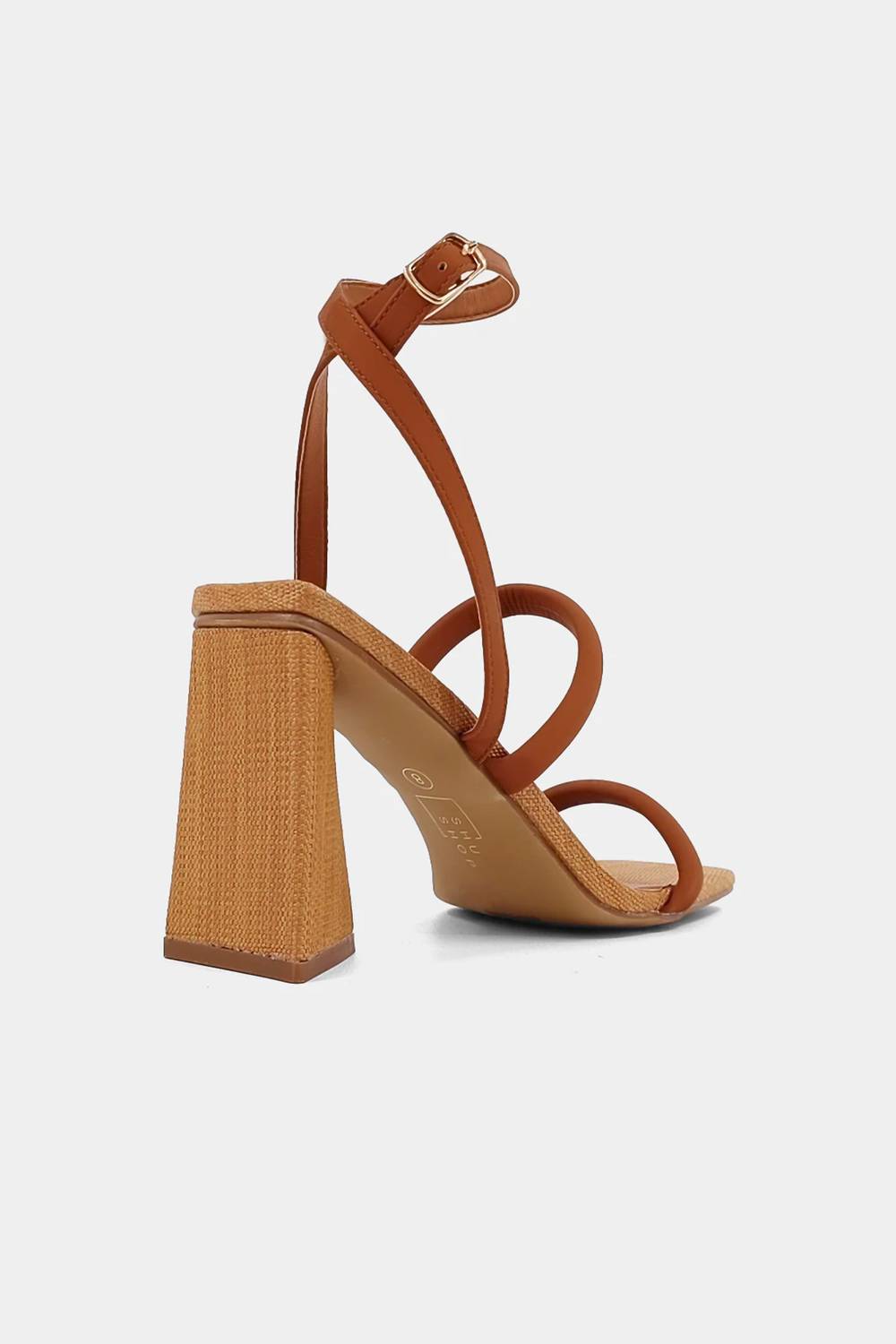 SHU SHOP Women's Evangeline Heels in cognac - women's heels - alternate view