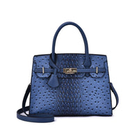 Mellow World - Ostrich Embossed Satchel