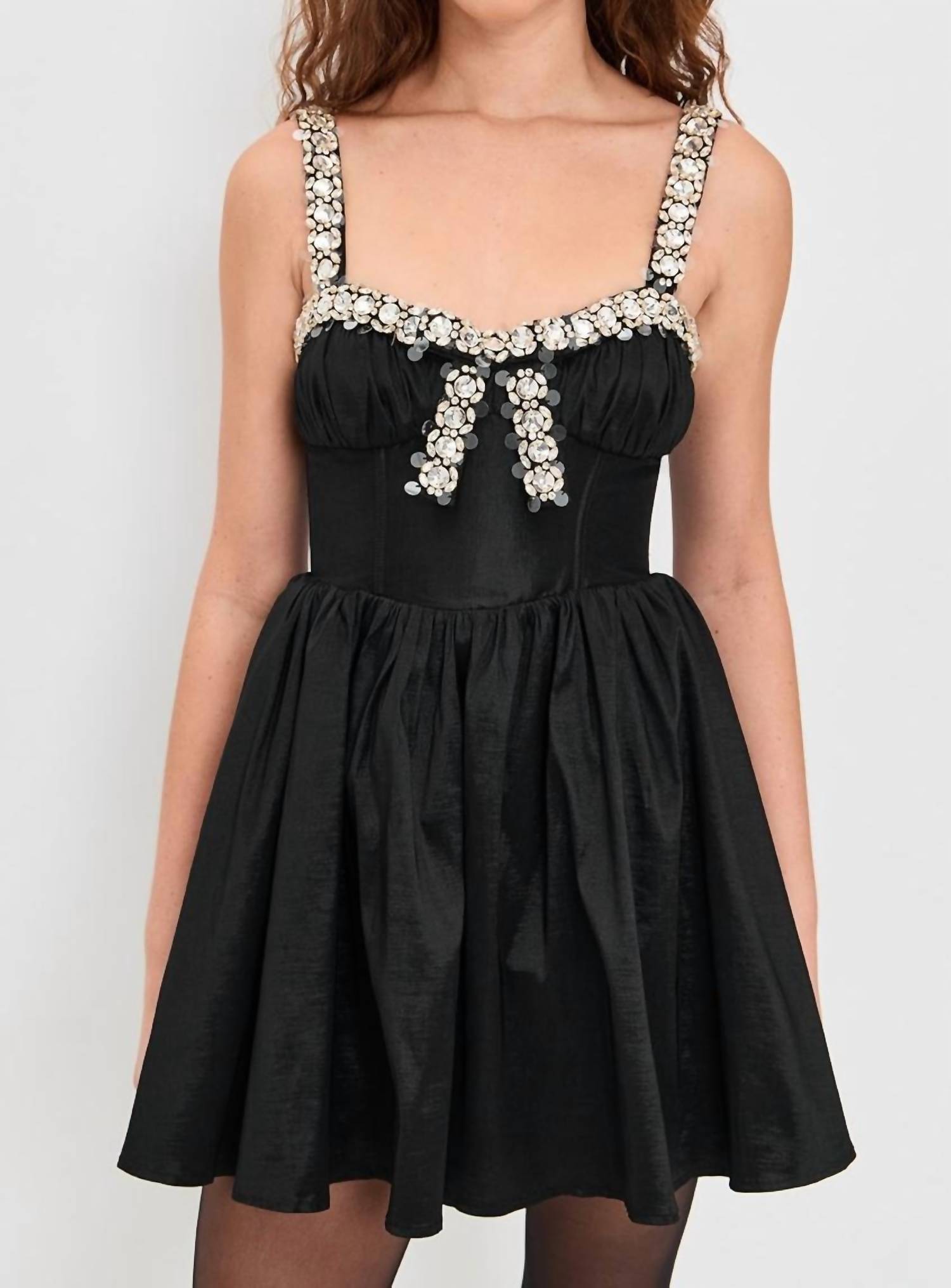 For Love & Lemons - Emalie Taffeta Mini Dress