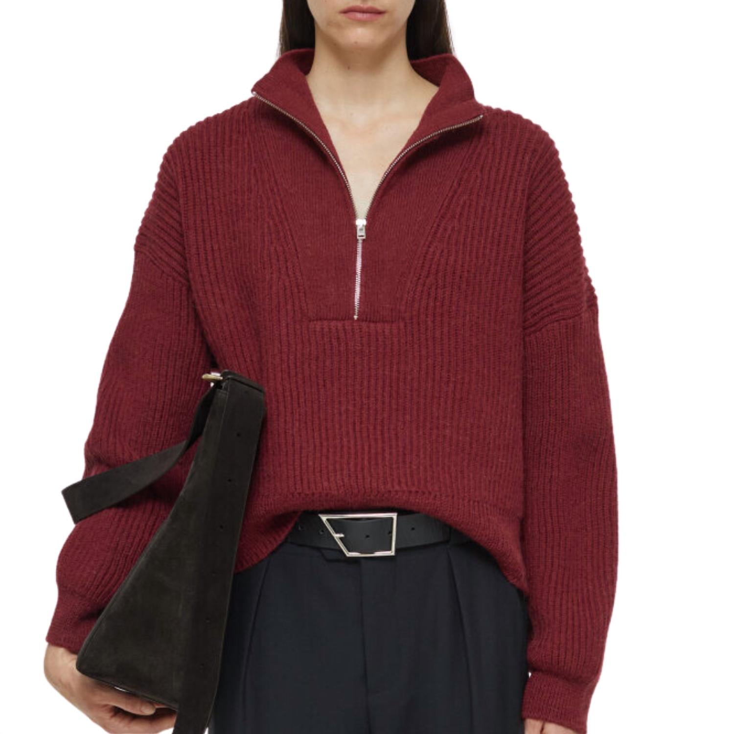Closed - Cropped Troyer Sweater