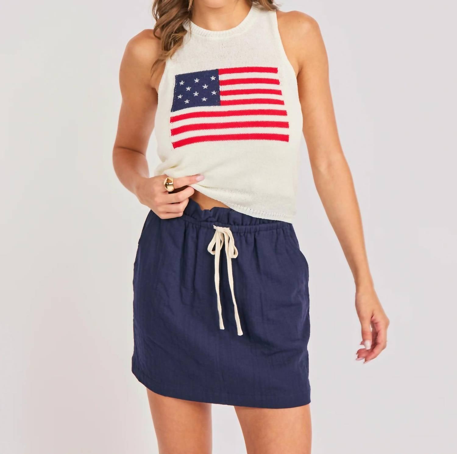 Sadie & Sage - American Spirit Sweater Tank
