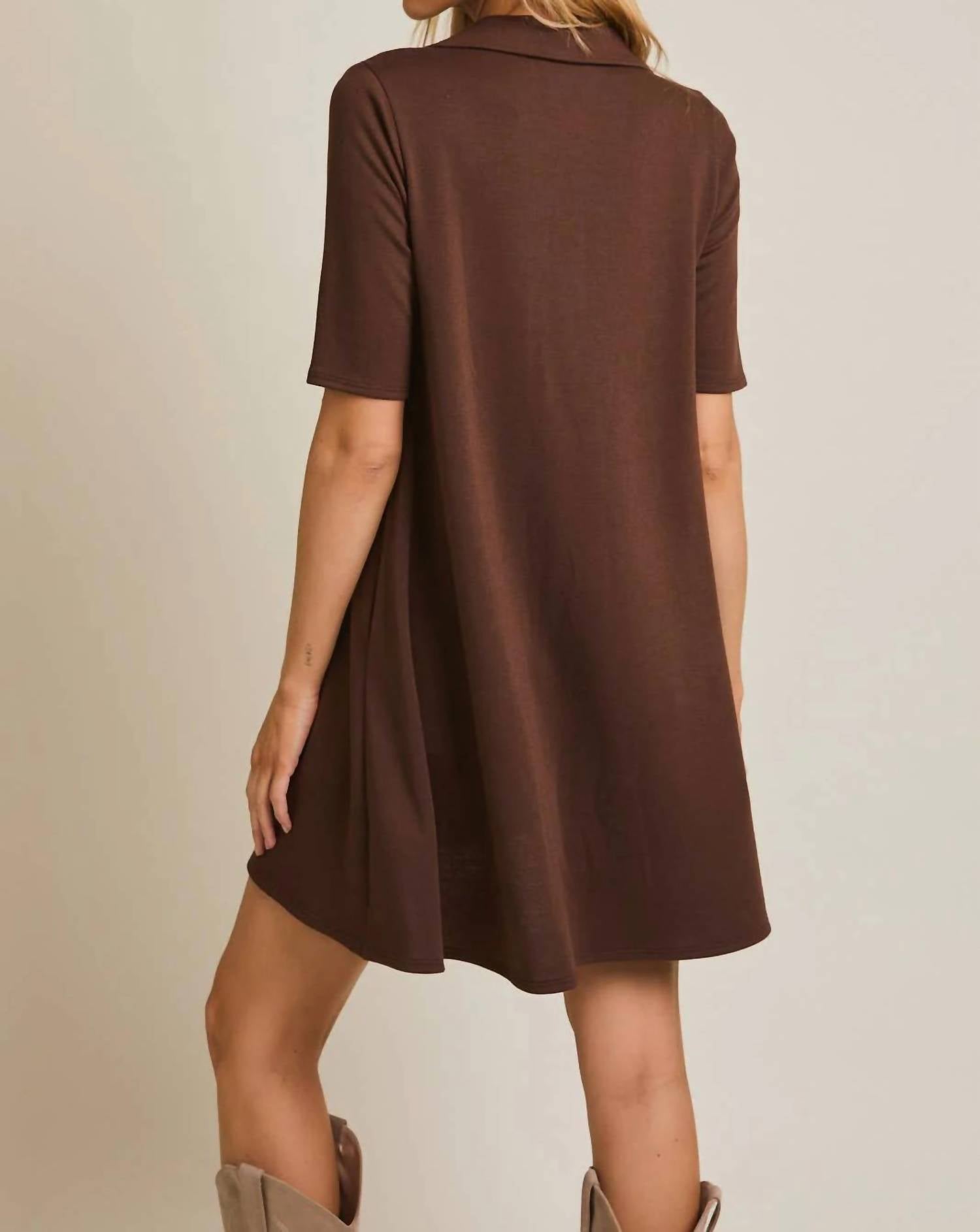 Gilli - Agatha Polo Style Knit Dress