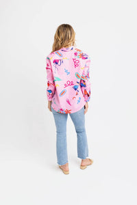Karlie - Abstract Sketch Blouse