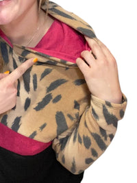 Honeyme - Animal Print Hoodie