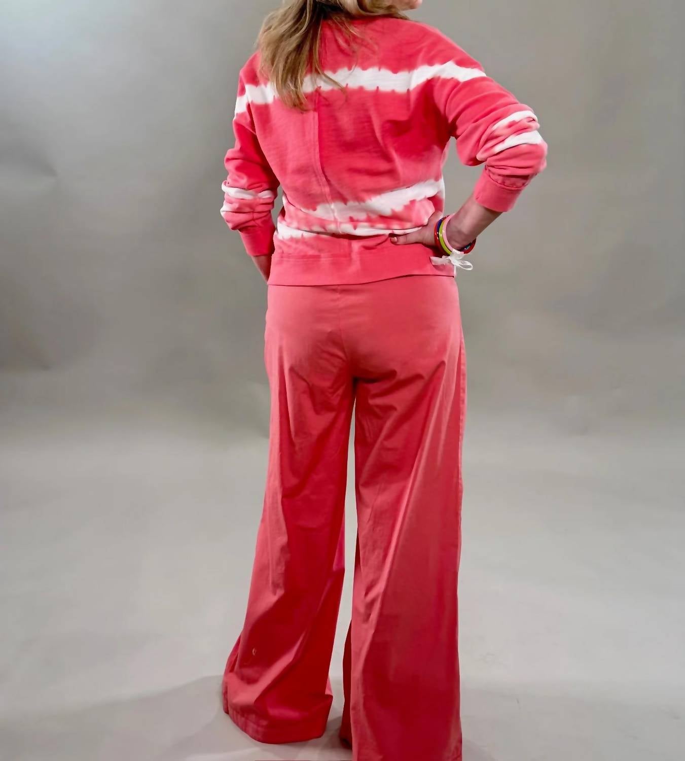 Wearables - Tie-dye Slub Terry Pullover Sweater