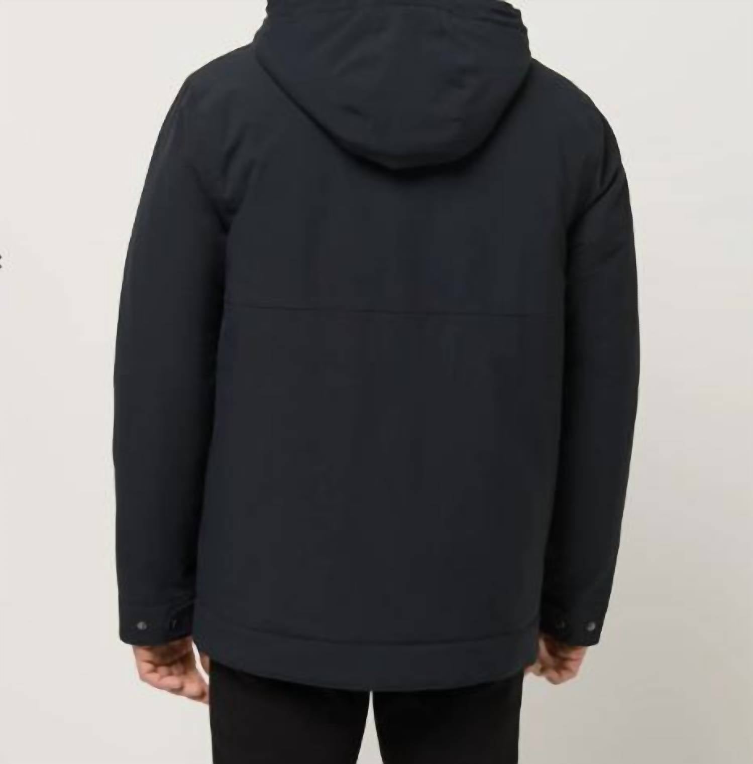 TravisMathew Mountain Pass Jacket in black - men's jacket - alternate view