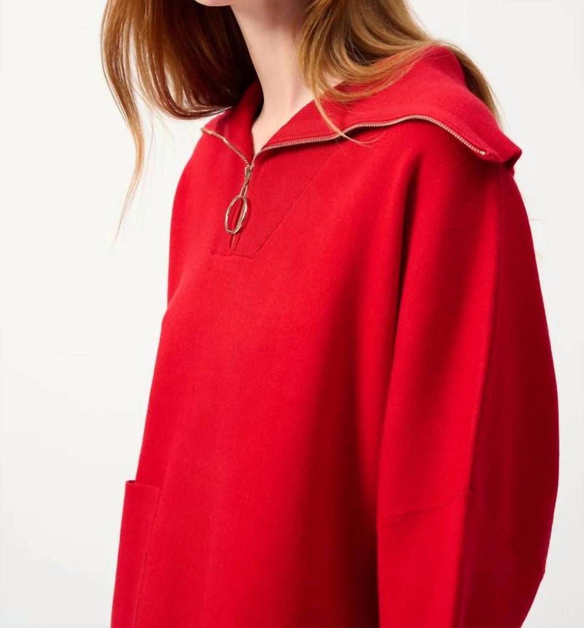 Joseph Ribkoff - Zip-collar Jumper