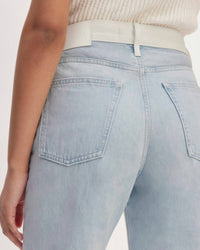 Everlane - Two Tone High Rise Straight Jean