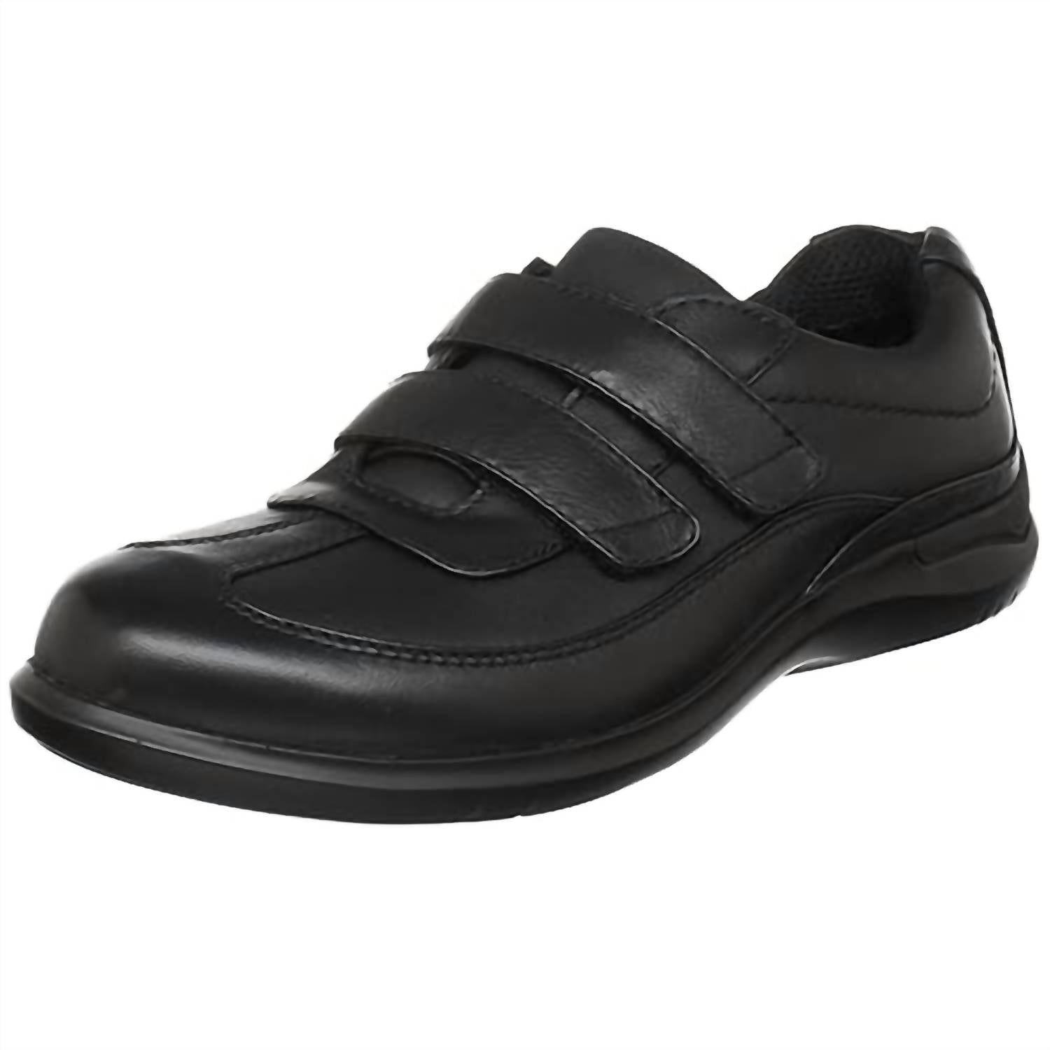 Aravon Women's Flora Double Strap Sneaker in black - women's sneaker - alternate view