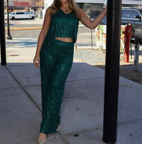Timing - Sleigh Sequin Pants