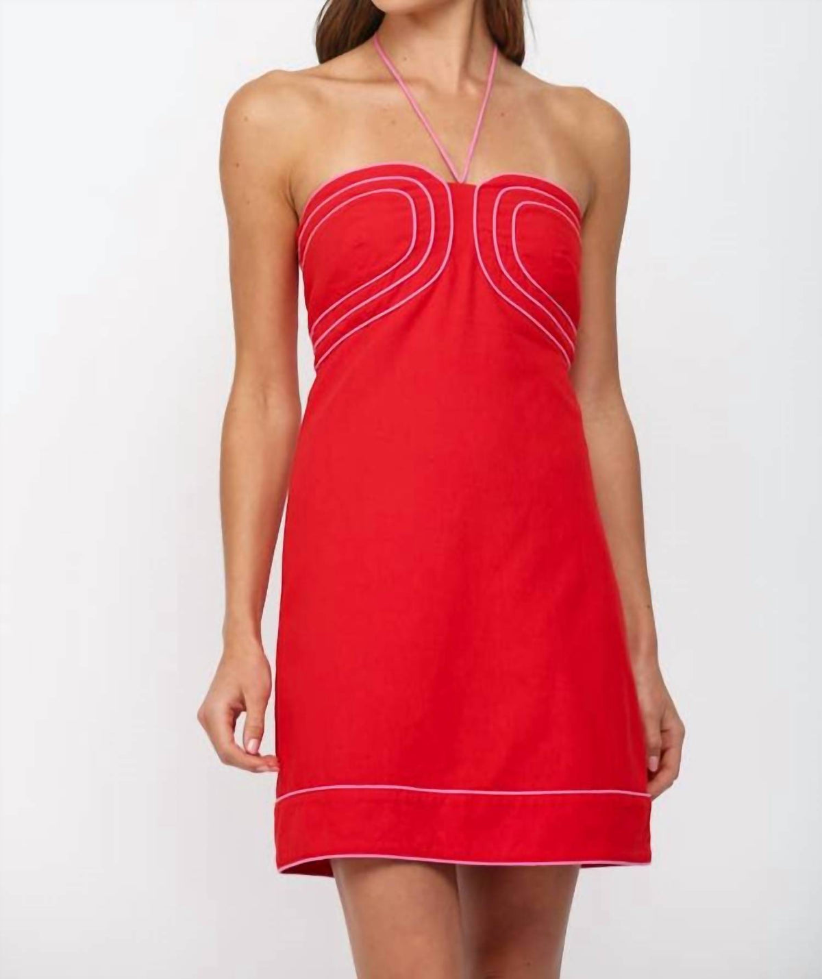 Fate - Halter Neck Mini Dress