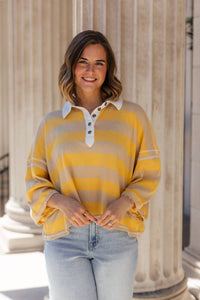 Free People - We The Free Auggie Oversized Polo Tee