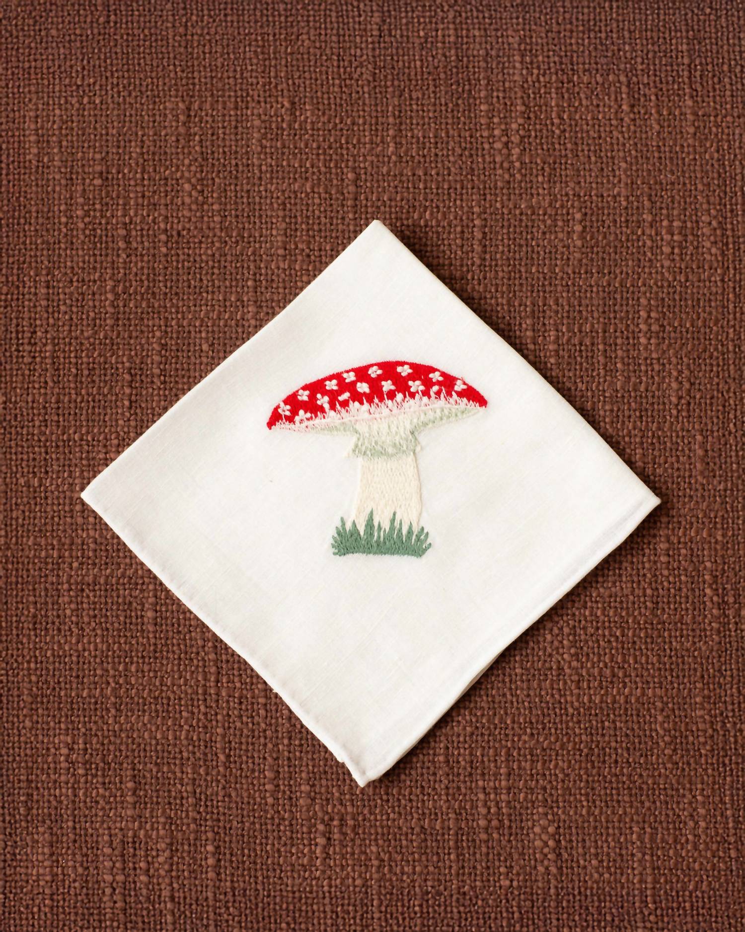 ALIX OF BOHEMIA Cai Mushroom Handkerchief in white - women's scarf