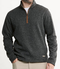 Jachs New York - Stretch Fleece Quarter Zip Pullover Sweater