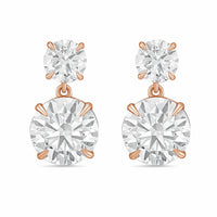 Diana M Jewels - Women's Round Lab-Grown Diamond Stud Earrings (20.00 Ct TCW) - Signature
